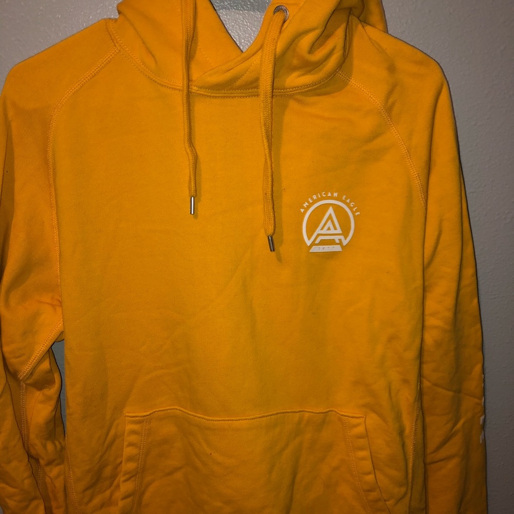 Yellow/Gold American Eagle Hoodie- Size M